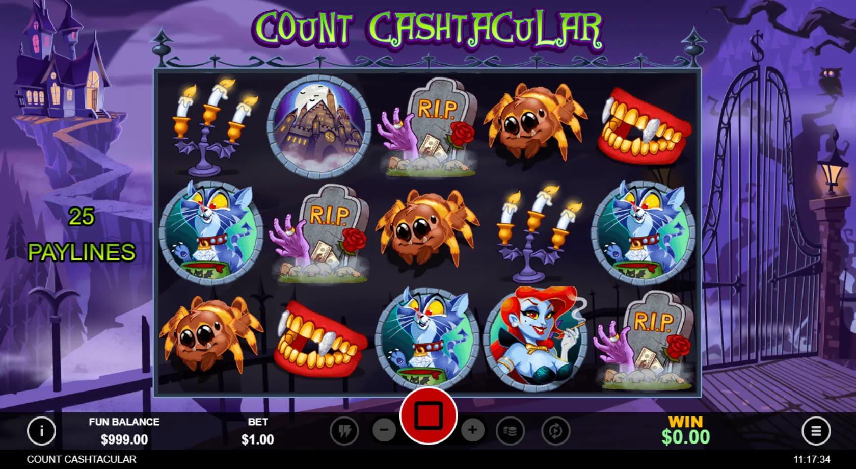 Count Cashtacular slot gameplay screenshot