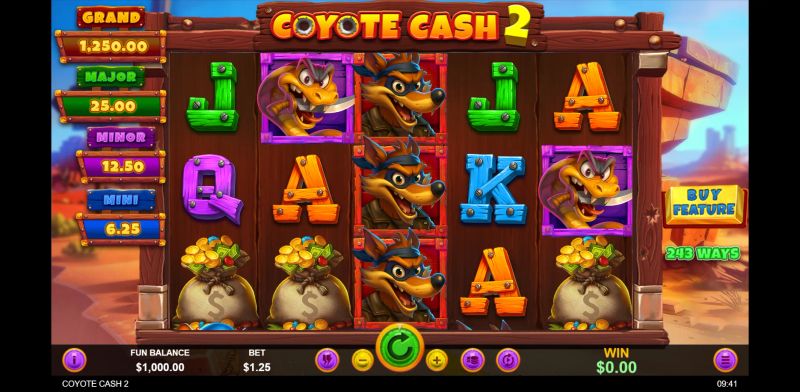Coyote Cash 2 gameplay screenshot