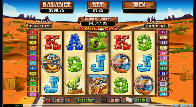 Coyote Cash gameplay screenshot