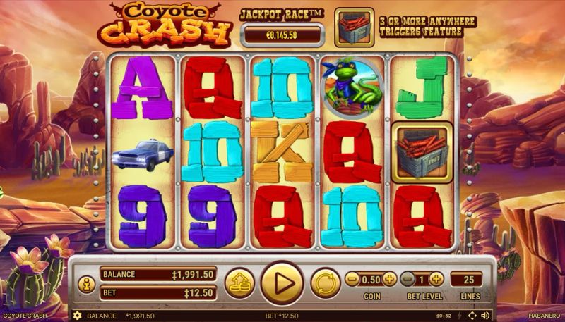 Coyote Crash gameplay screenshot