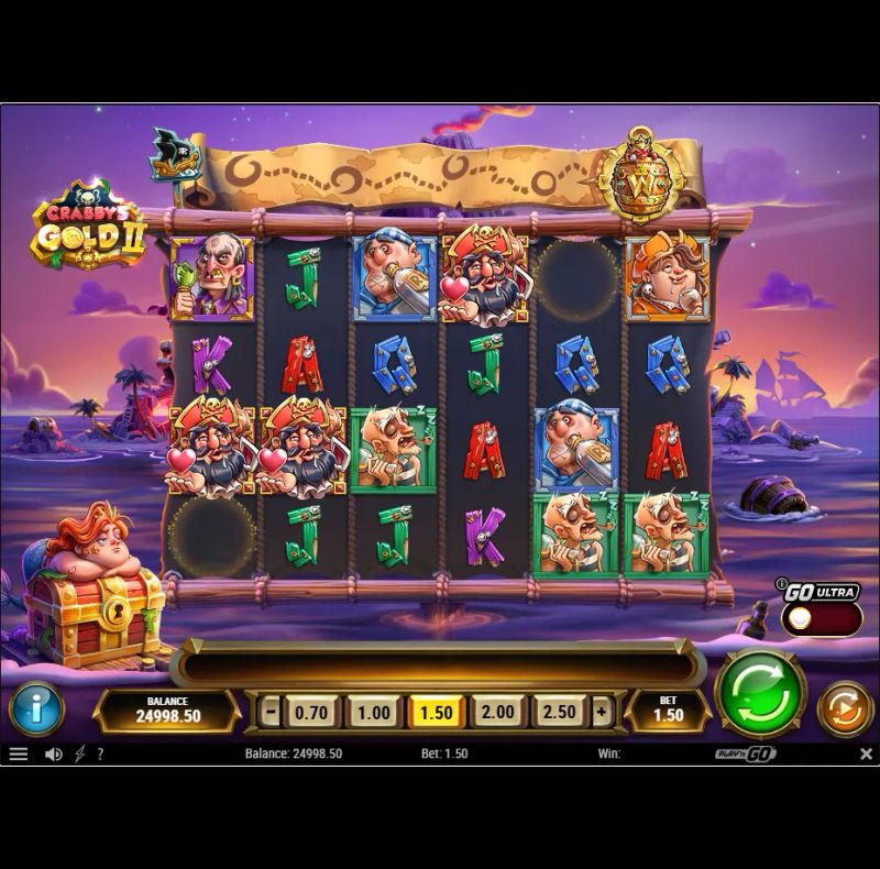 Crabby's Gold II gameplay screenshot