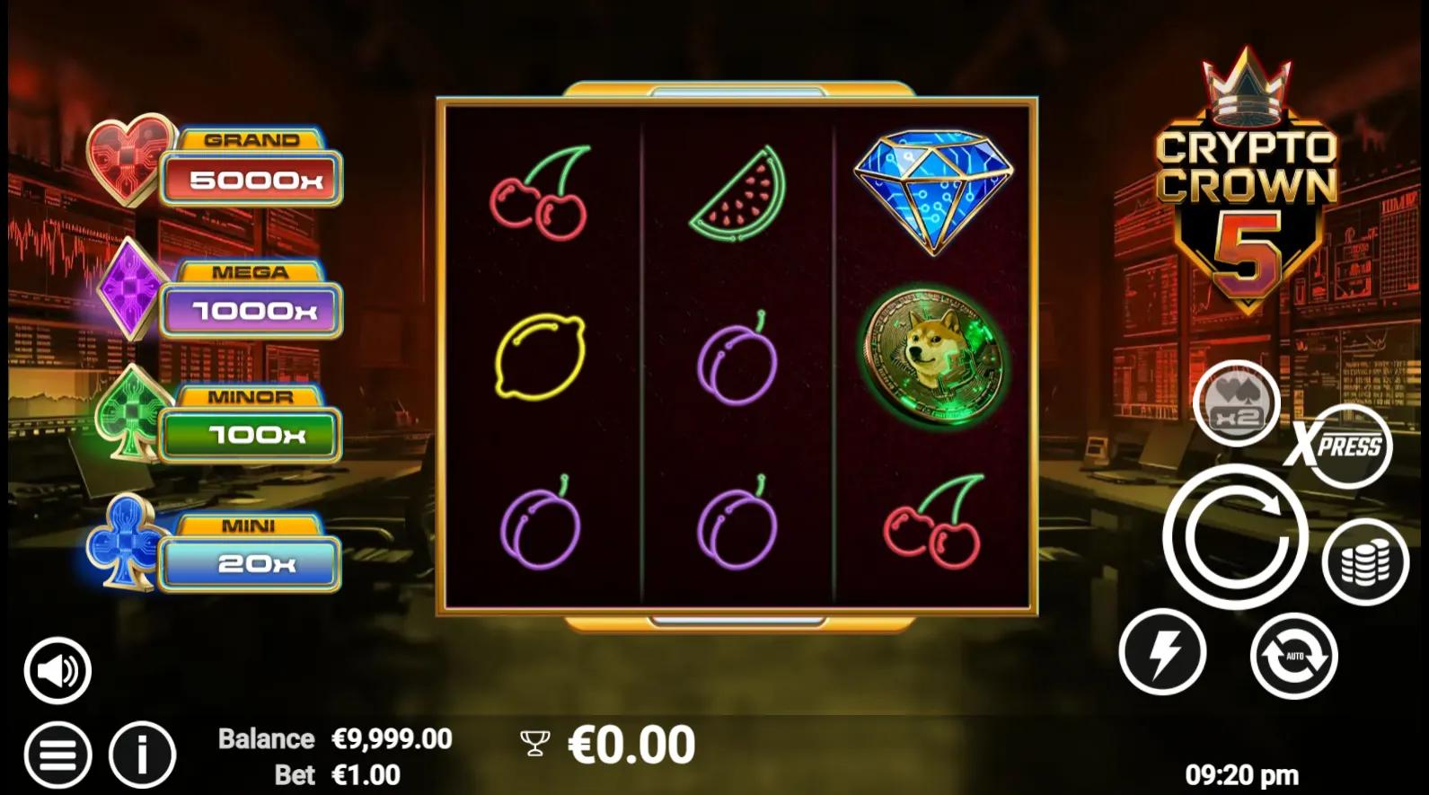Crypto Crown 5 gameplay screenshot