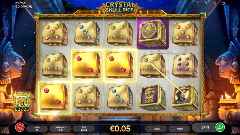Crystal Skull Dice gameplay screenshot