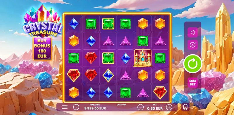 Crystal Treasure gameplay screenshot