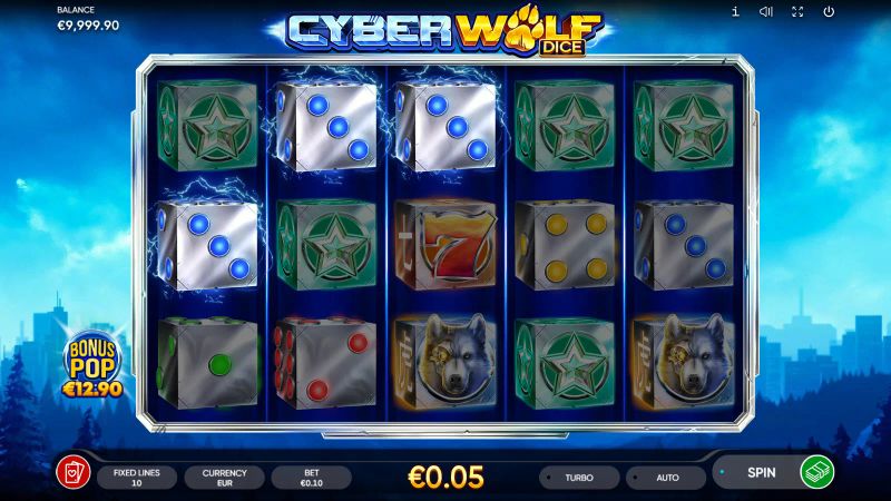 Cyber Wolf Dice gameplay screenshot