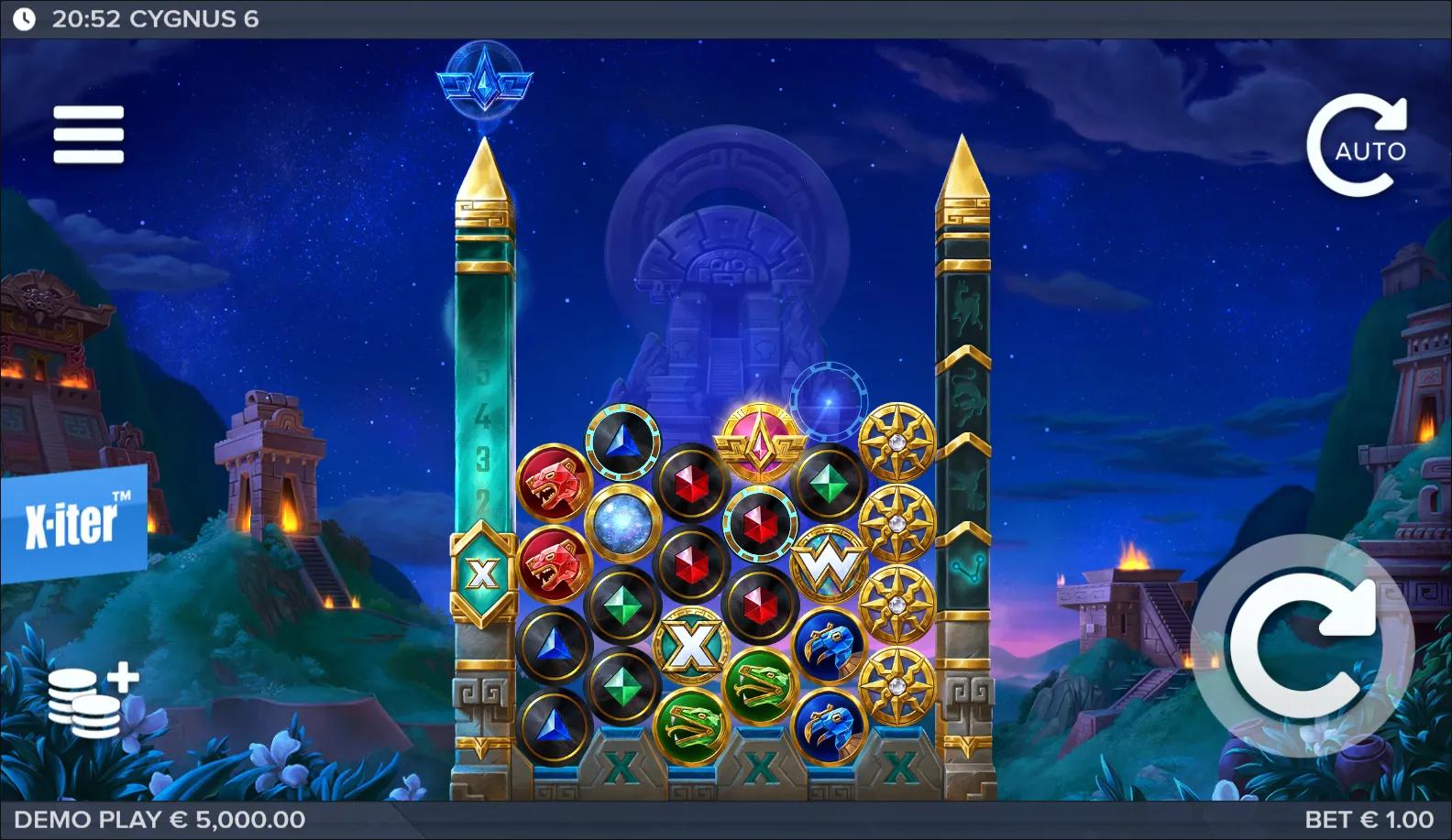 Cygnus 6 slot gameplay screenshot