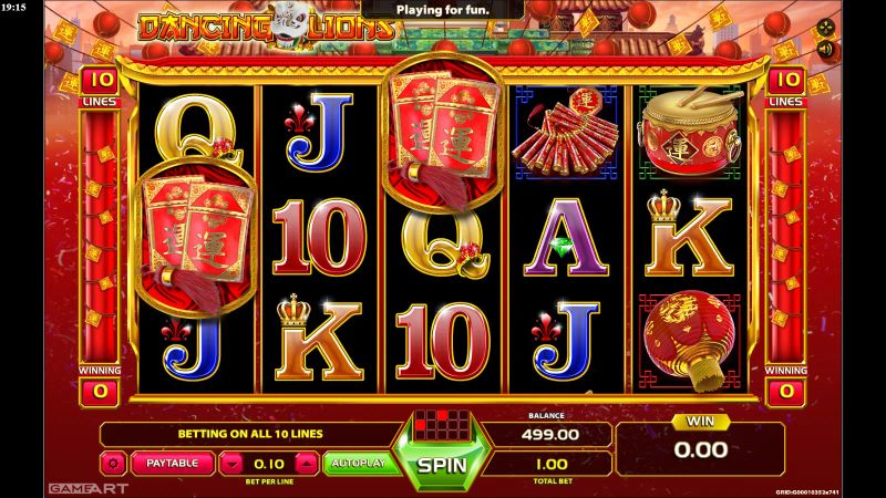 Dancing Lions gameplay screenshot