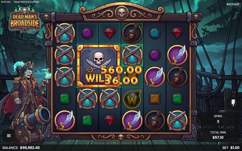 Dead Man's Broadside gameplay screenshot