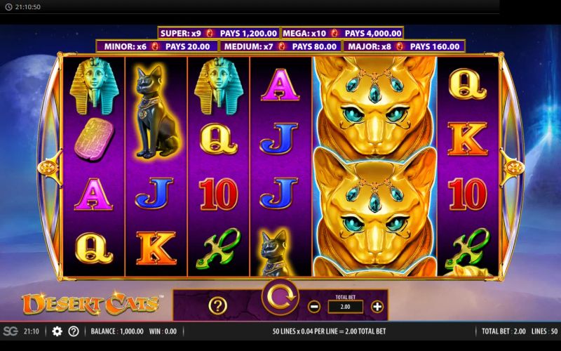 Desert Cats gameplay screenshot