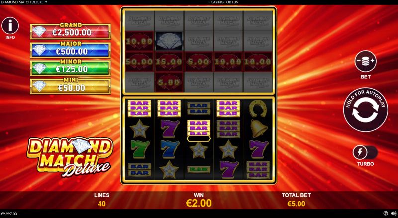 Diamond Match Deluxe gameplay screenshot