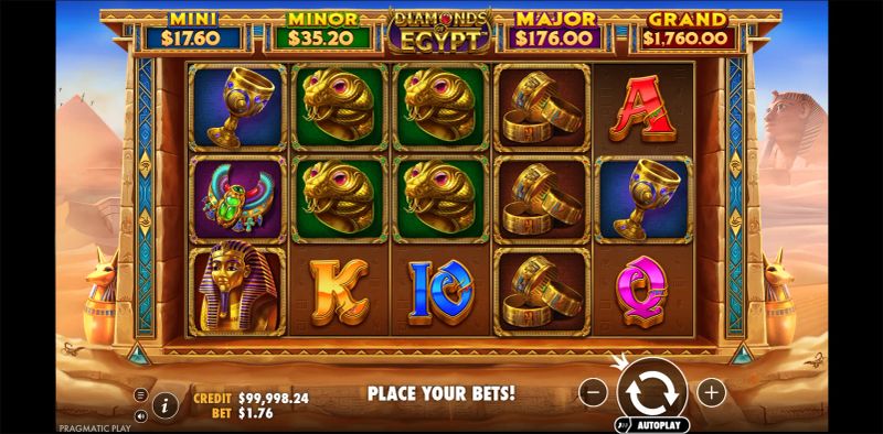 Diamonds Of Egypt gameplay screenshot