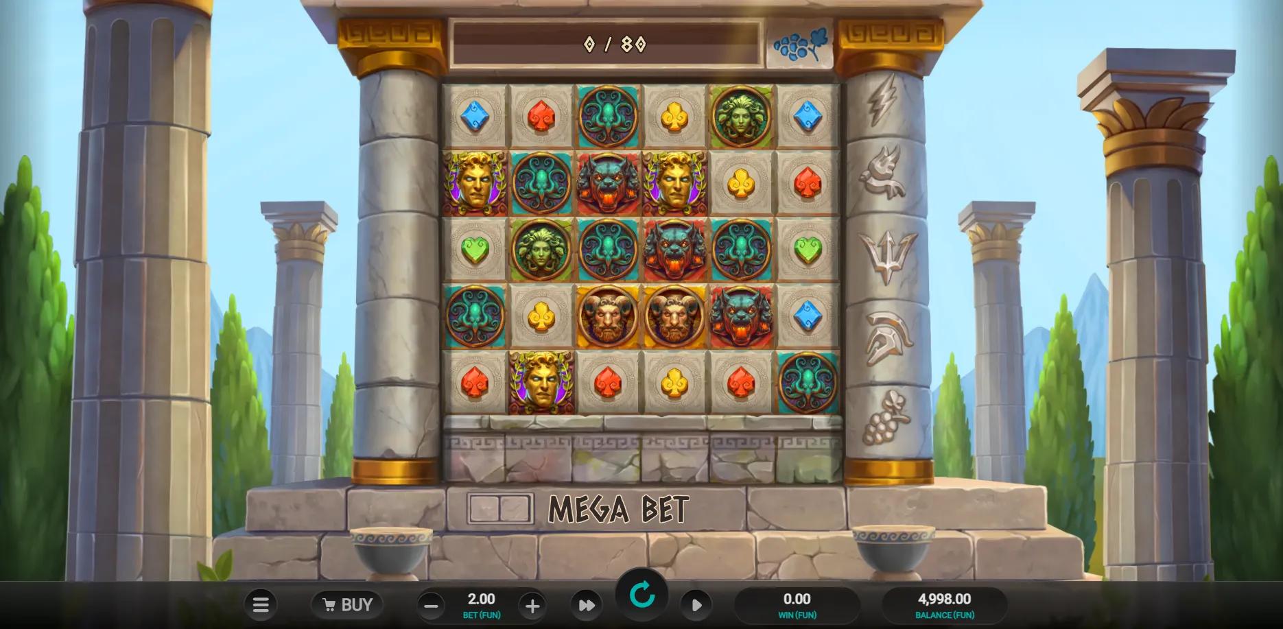 Divine Anarchy slot gameplay screenshot