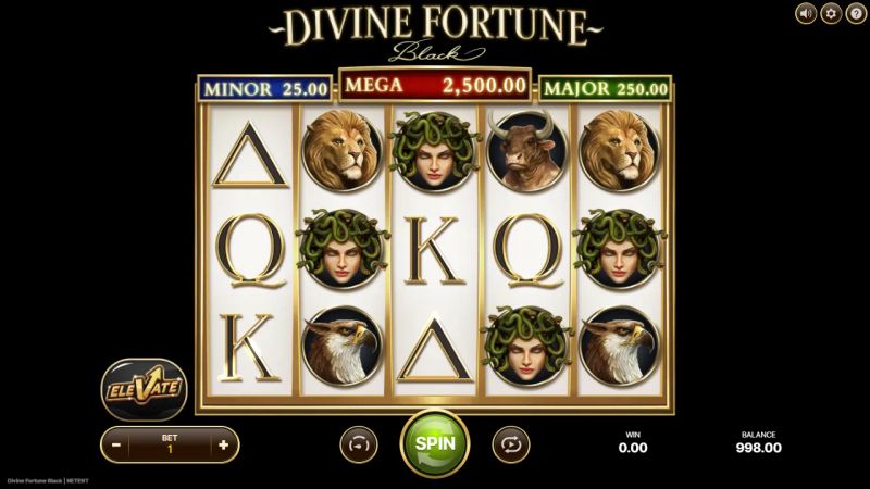 Divine Fortune Black gameplay screenshot