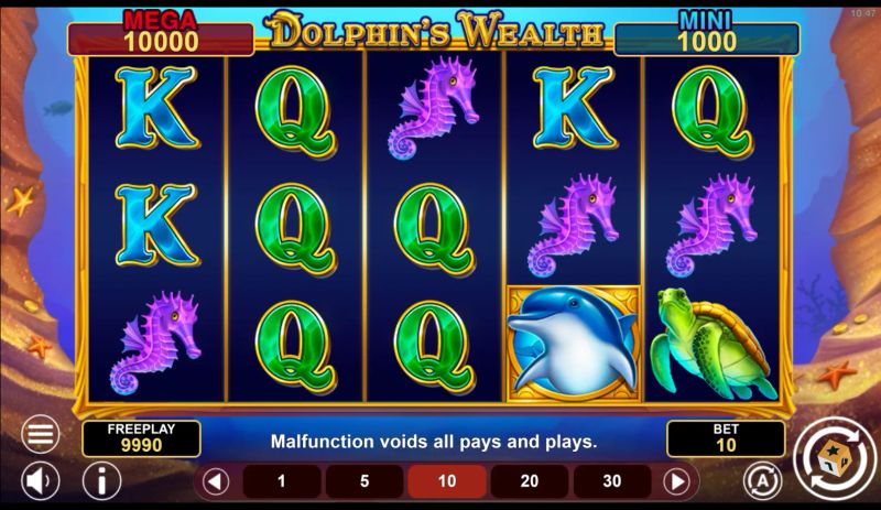Dolphin's Wealth Win Spins gameplay screenshot