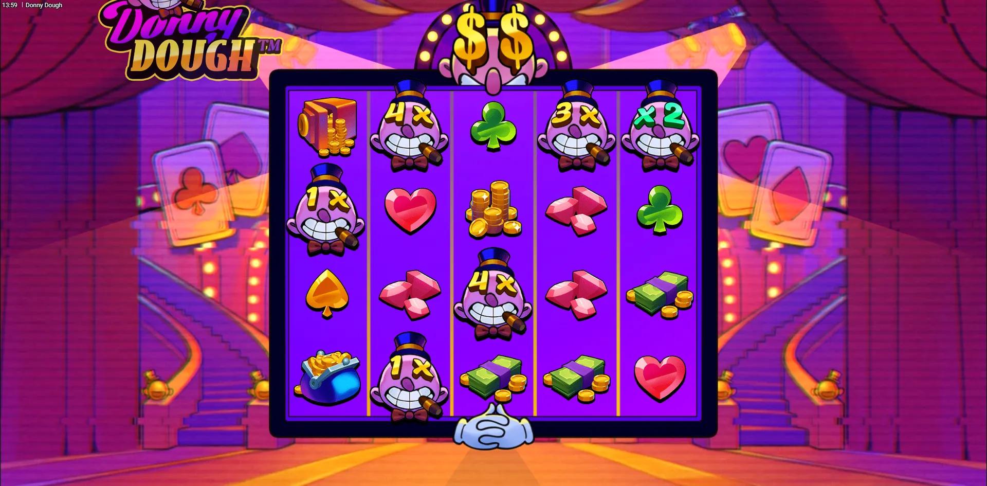 Donny Dough slot gameplay screenshot