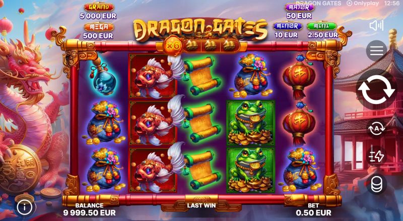 Dragon Gates gameplay screenshot