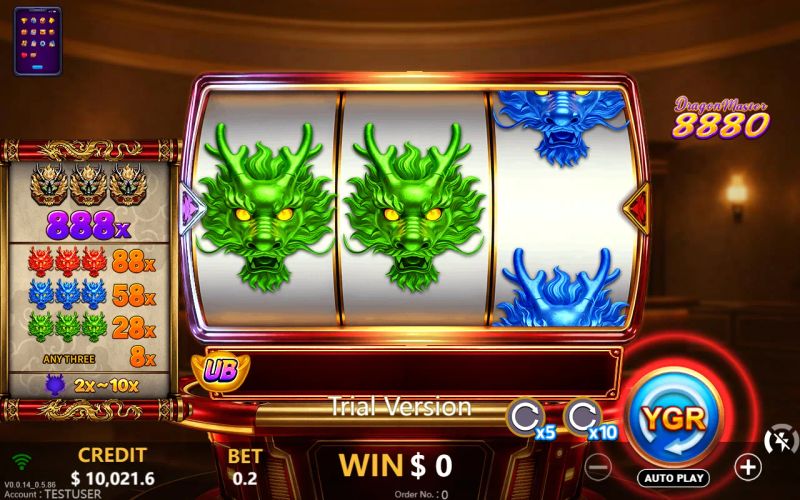 Dragon Master 8880 gameplay screenshot