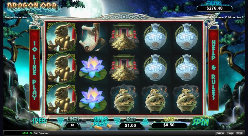 Dragon Orb gameplay screenshot