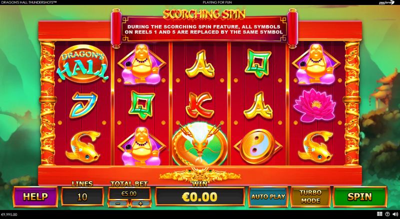 Dragon's Hall Thundershots gameplay screenshot