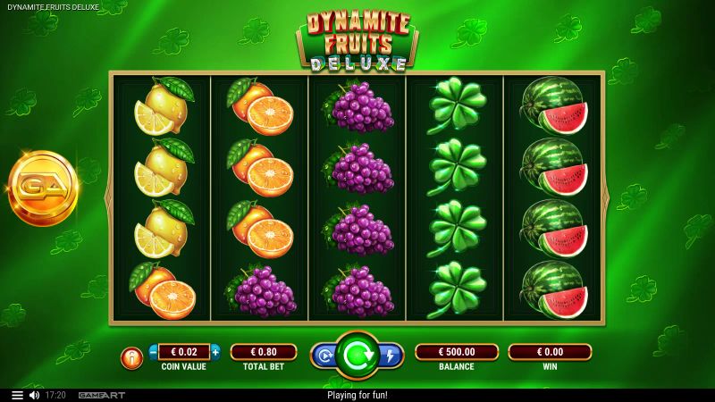 Dynamite Fruits Deluxe gameplay screenshot