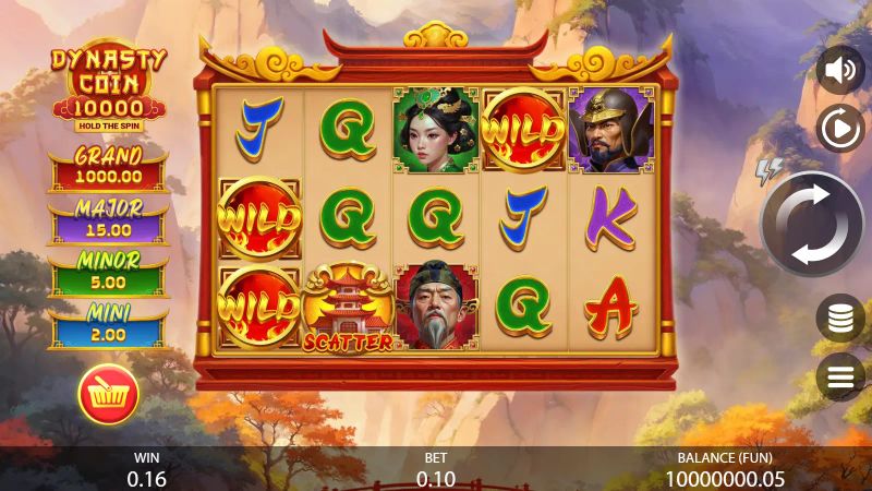 Dynasty Coin 10000: Hold The Spin gameplay screenshot