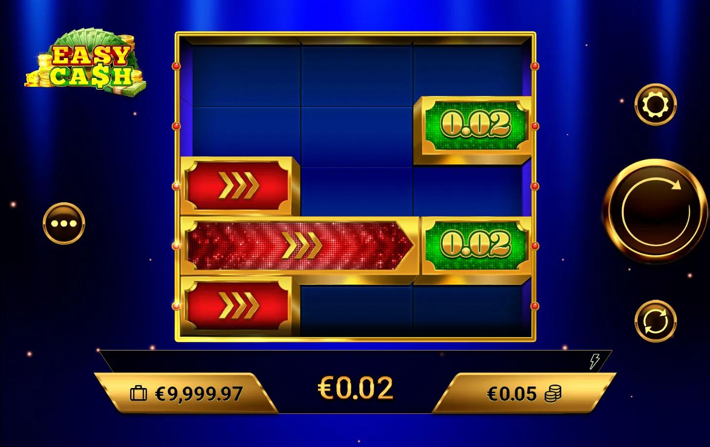 Easy Cash slot gameplay screenshot