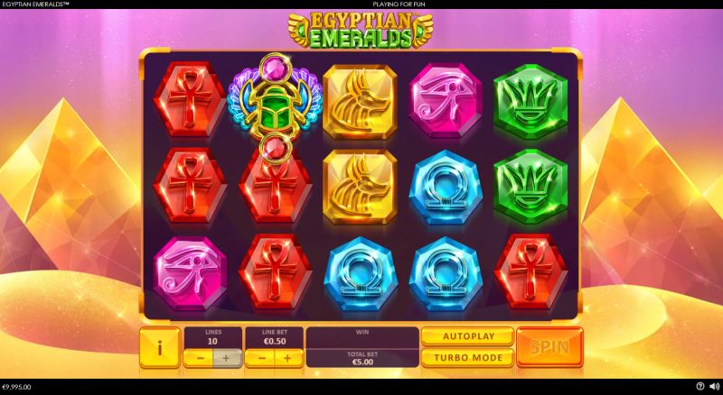 Egyptian Emeralds gameplay screenshot