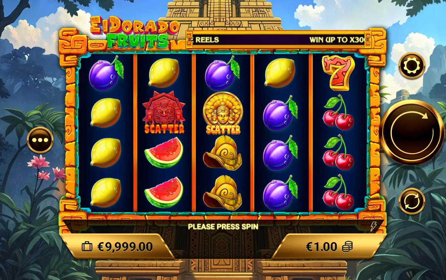 El Dorado Fruits slot gameplay screenshot