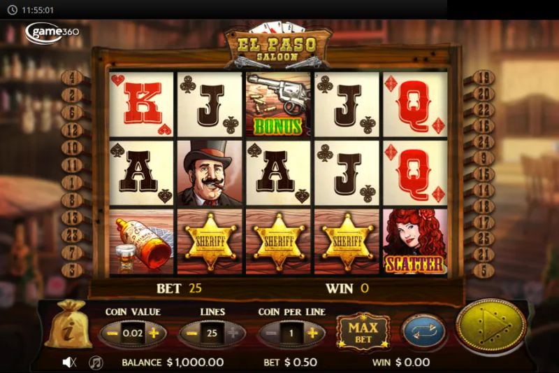 El Paso Saloon gameplay screenshot