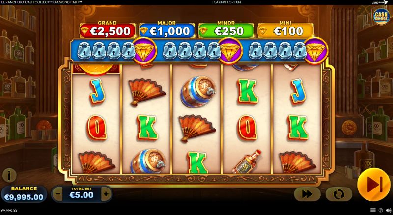 El Ranchero Cash Collect Diamond Path gameplay screenshot