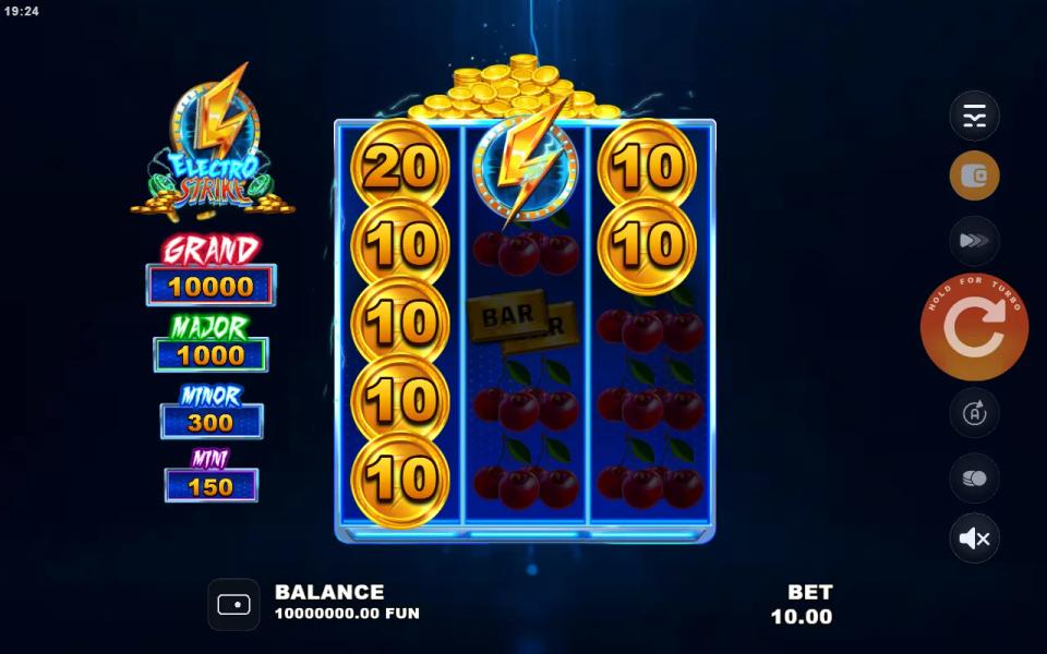 Five bonus coins filling the first reel and a Boost medallion on the second reel, triggering the bonus game