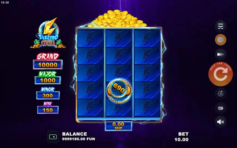 A single Boost medallion reading 690 at the end of a bought bonus round
