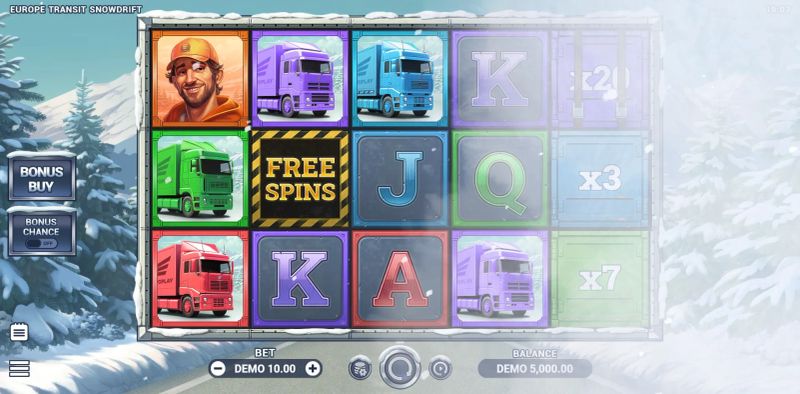 Europe Transit Snowdrift gameplay screenshot