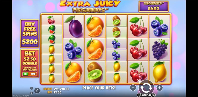 Extra Juicy Megaways gameplay screenshot
