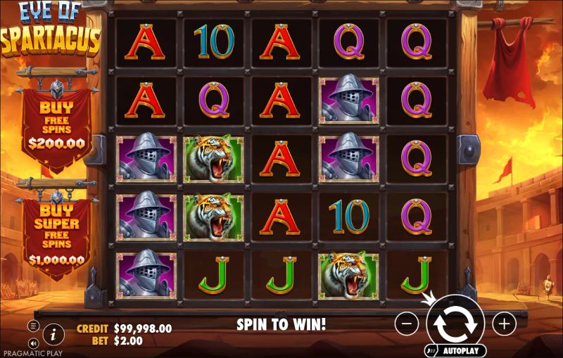 Eye of Spartacus gameplay screenshot