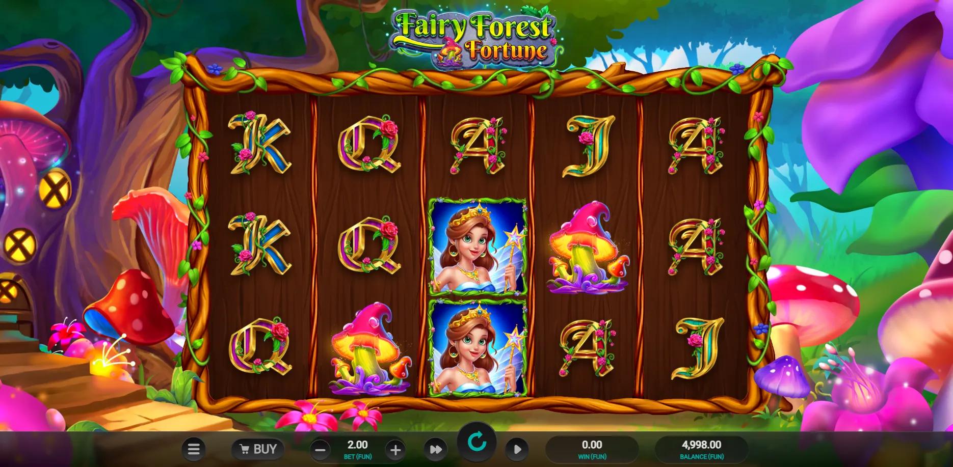 Fairy Forest Fortune slot gameplay screenshot