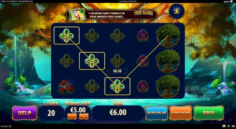 Fairy Gathering Thundershots gameplay screenshot