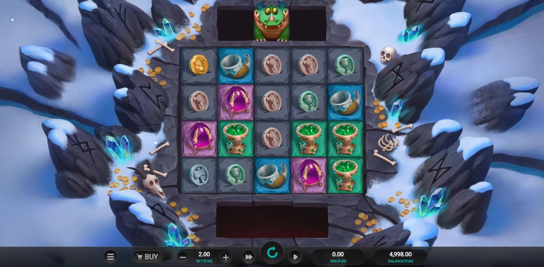 Fang's Inferno Dream Drop slot gameplay screenshot