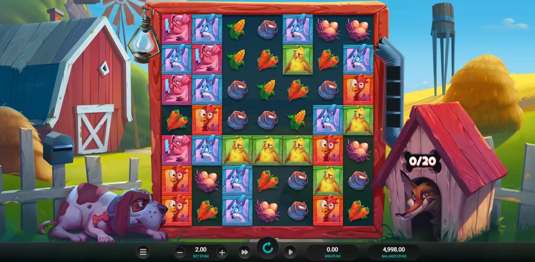 Fat Fox Dream Drop slot gameplay screenshot