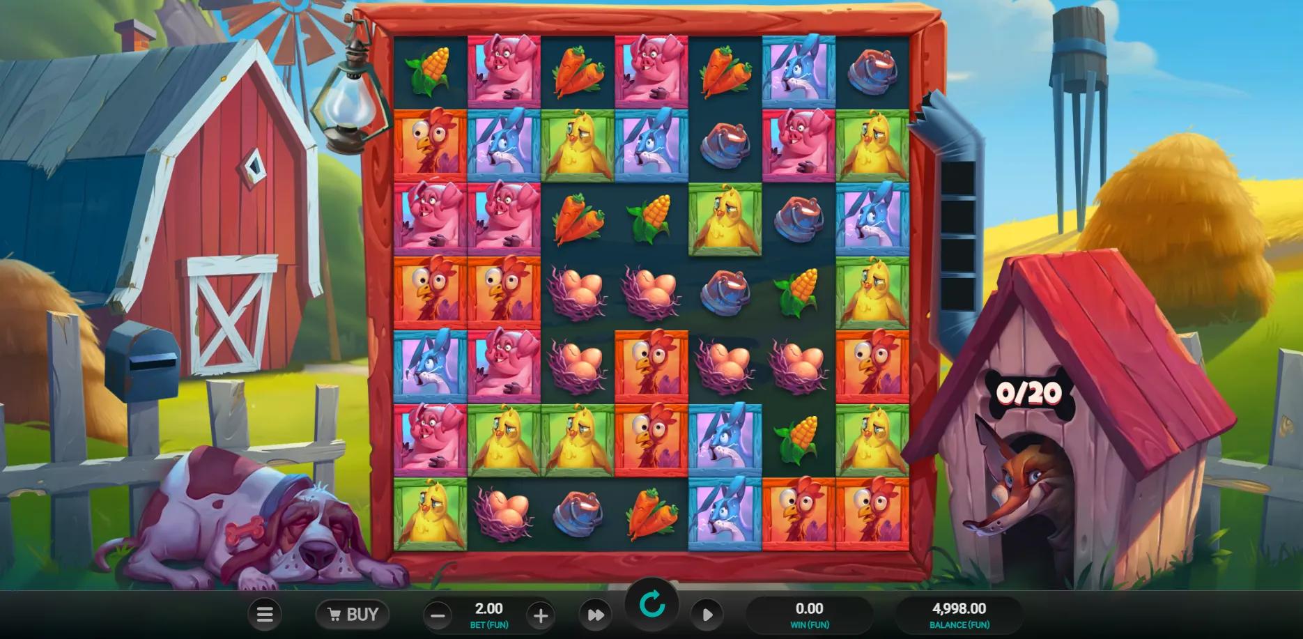 Fat Fox slot gameplay screenshot