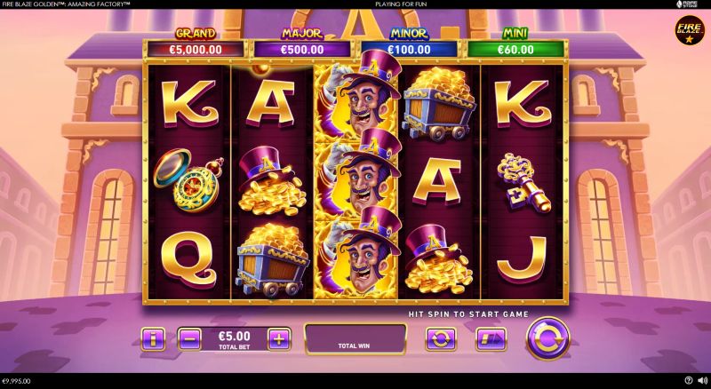 Fire Blaze Golden: Amazing Factory gameplay screenshot