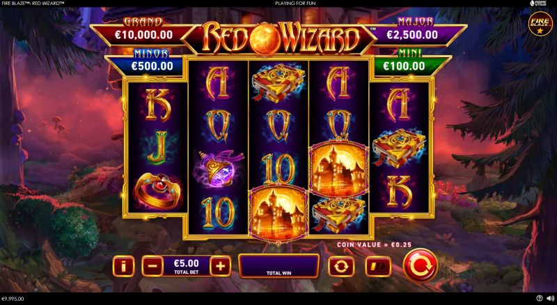 Fire Blaze: Red Wizard gameplay screenshot