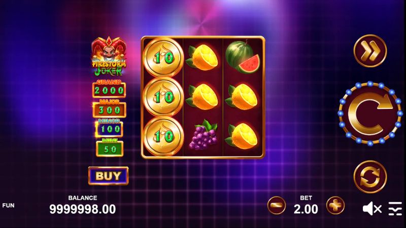 Firestorm Joker 777 gameplay screenshot