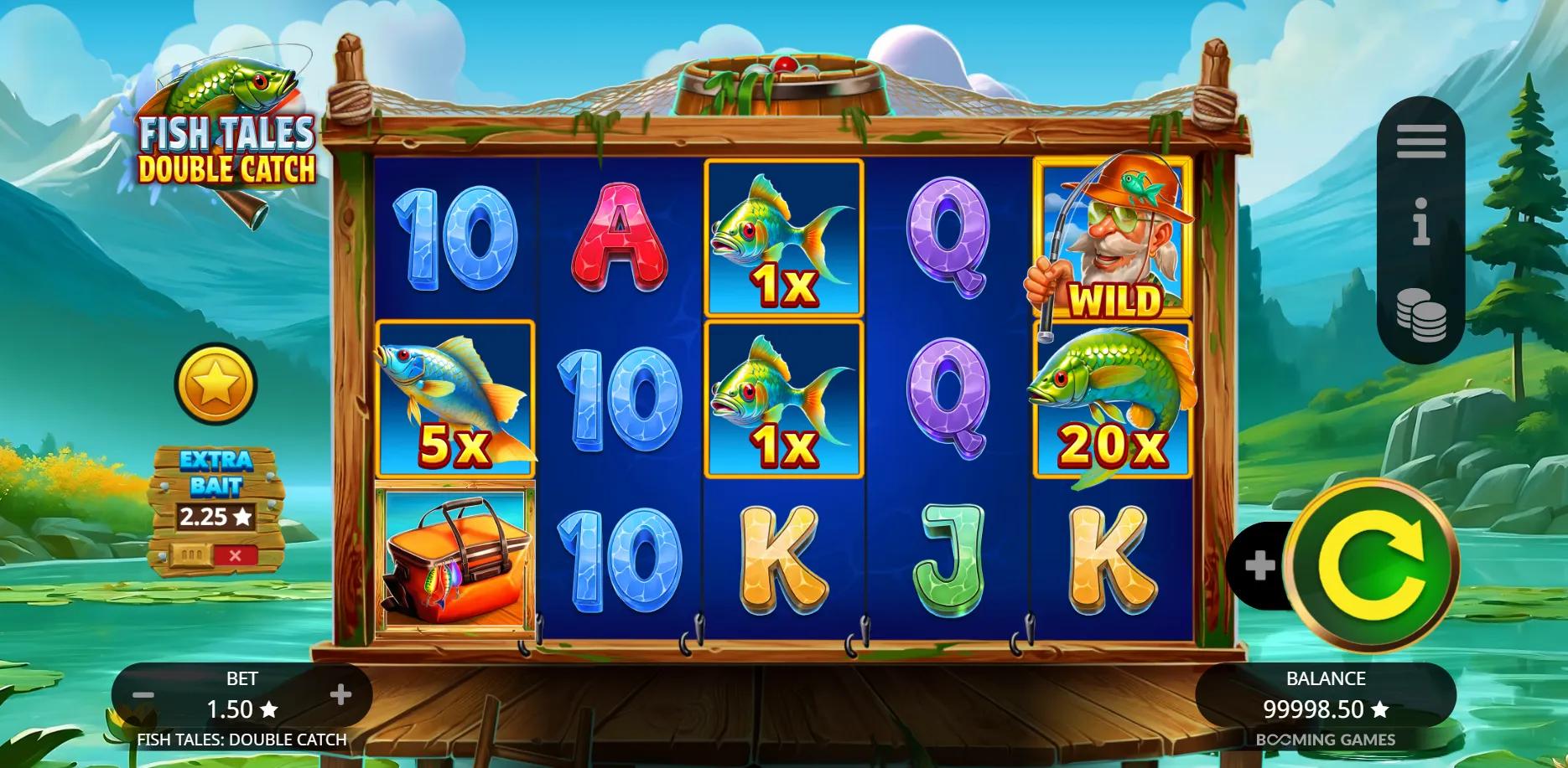 Fish Tales Double Catch slot gameplay screenshot