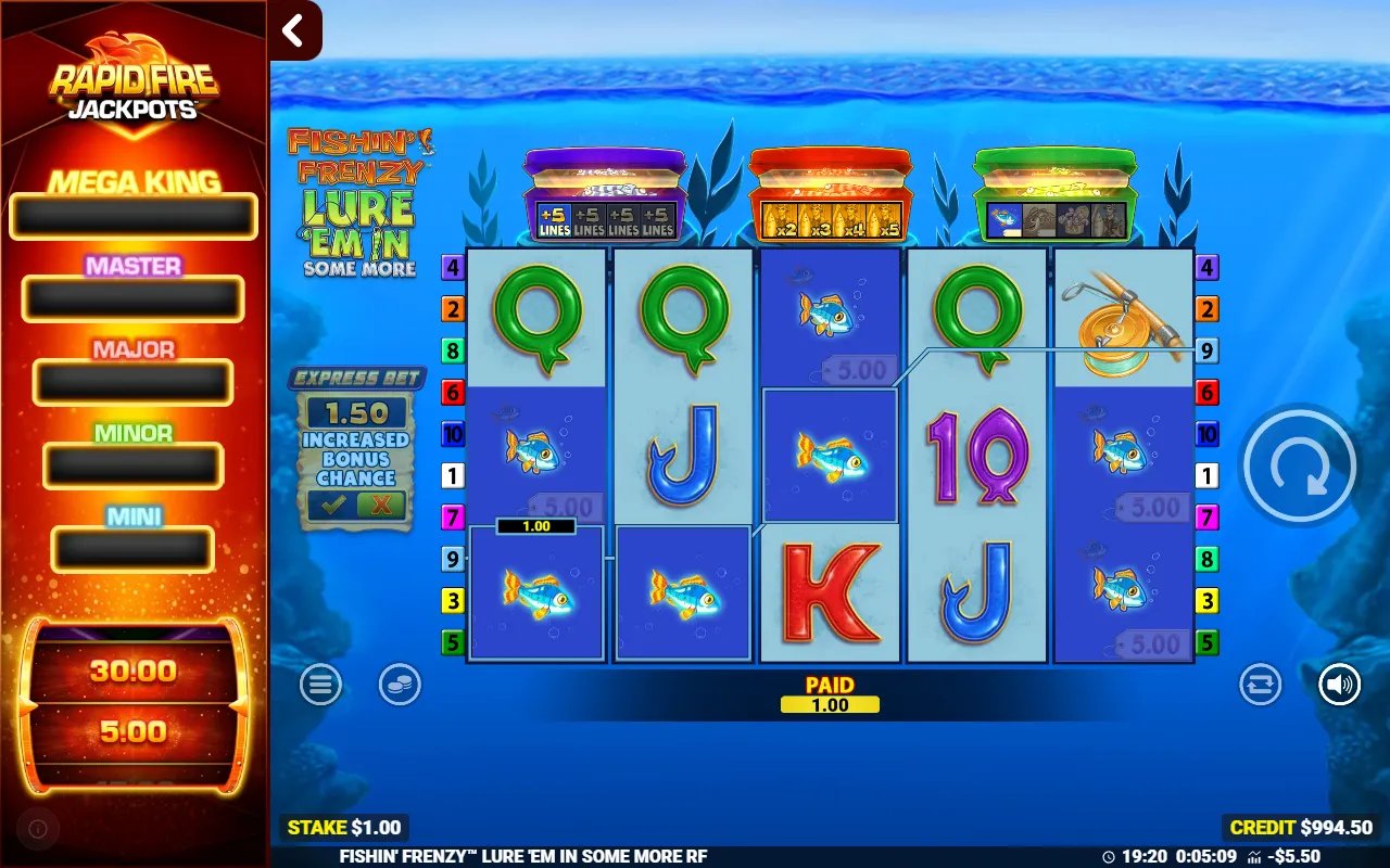 Fishin' Frenzy Lure 'Em In Some More - screenshot 1