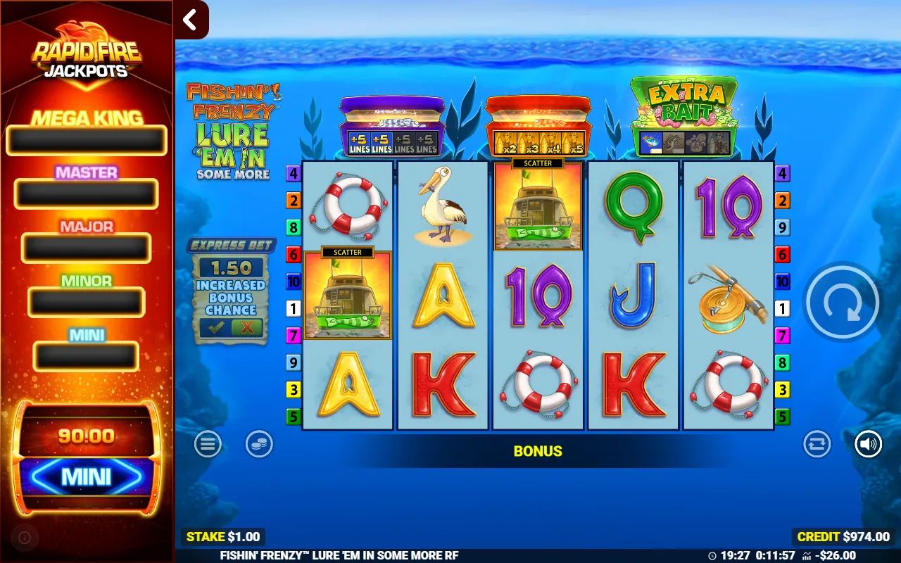 Fishin' Frenzy Lure 'Em In Some More - screenshot 2