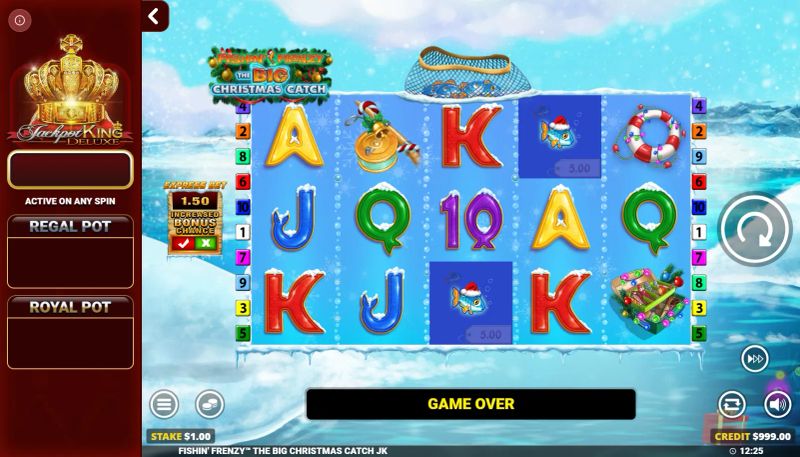 Fishin' Frenzy: The Big Christmas Catch gameplay screenshot