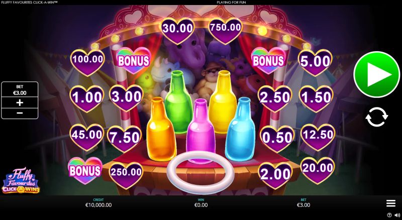 Fluffy Favourites: Click-A-Win gameplay screenshot