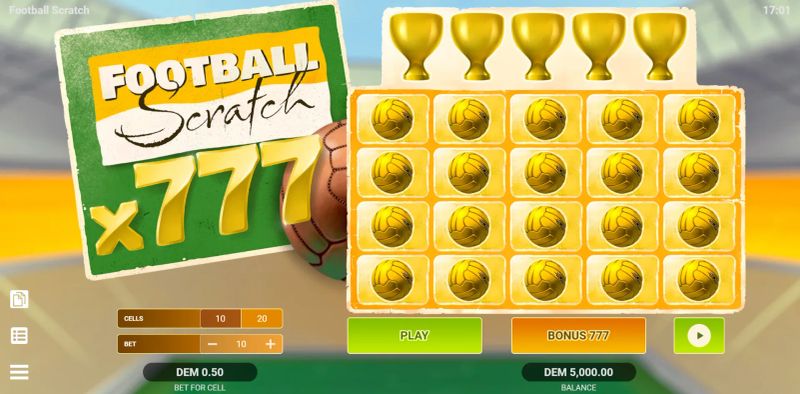 Football Scratch gameplay screenshot