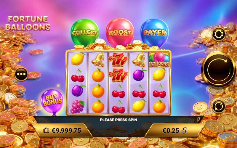 Fortune Balloons gameplay screenshot
